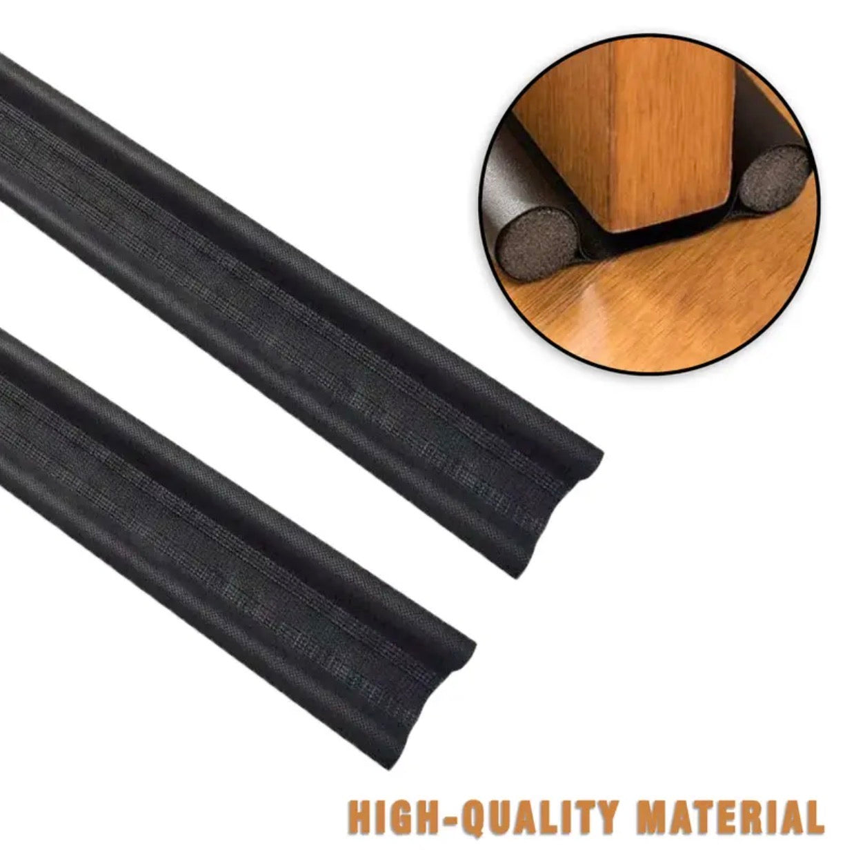 Double-Sided Door Draught Excluder – Under Door Draft Stopper, Fits Any Door, Cut-to-Size.