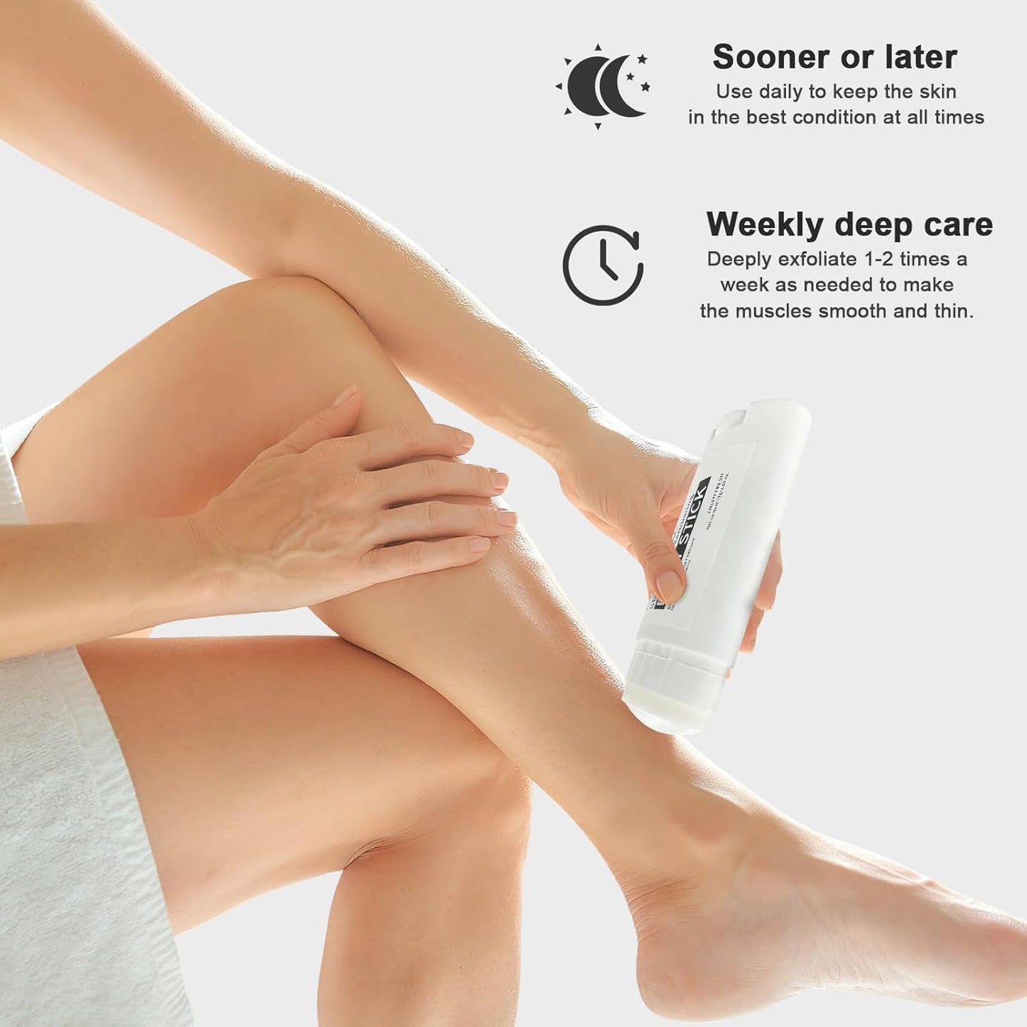 Exfoliating Body Scrub Stick | Hydrating Skin Smoothing Body Exfoliator