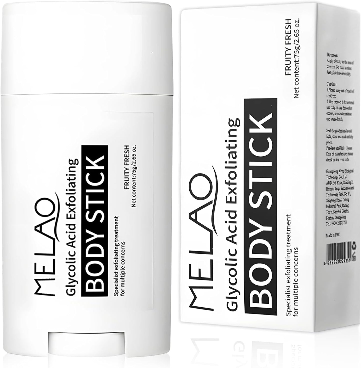 Exfoliating Body Scrub Stick | Hydrating Skin Smoothing Body Exfoliator